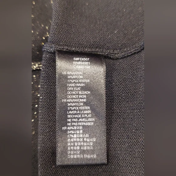 Forever 21 Black and Gold Striped Dress - Picture 7 of 8